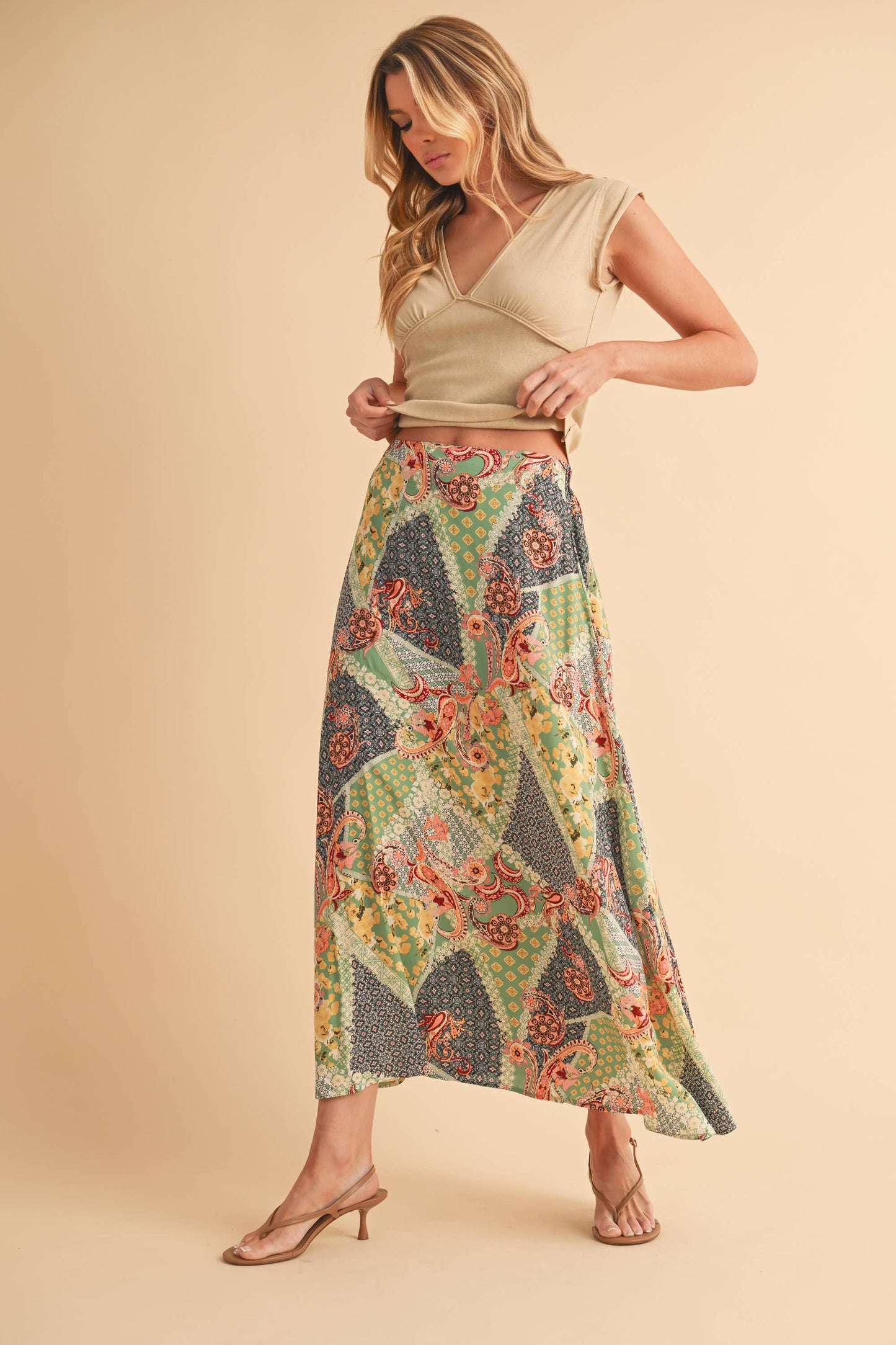 AEMI + CO - 773DN Bradyn Print Skirt 6