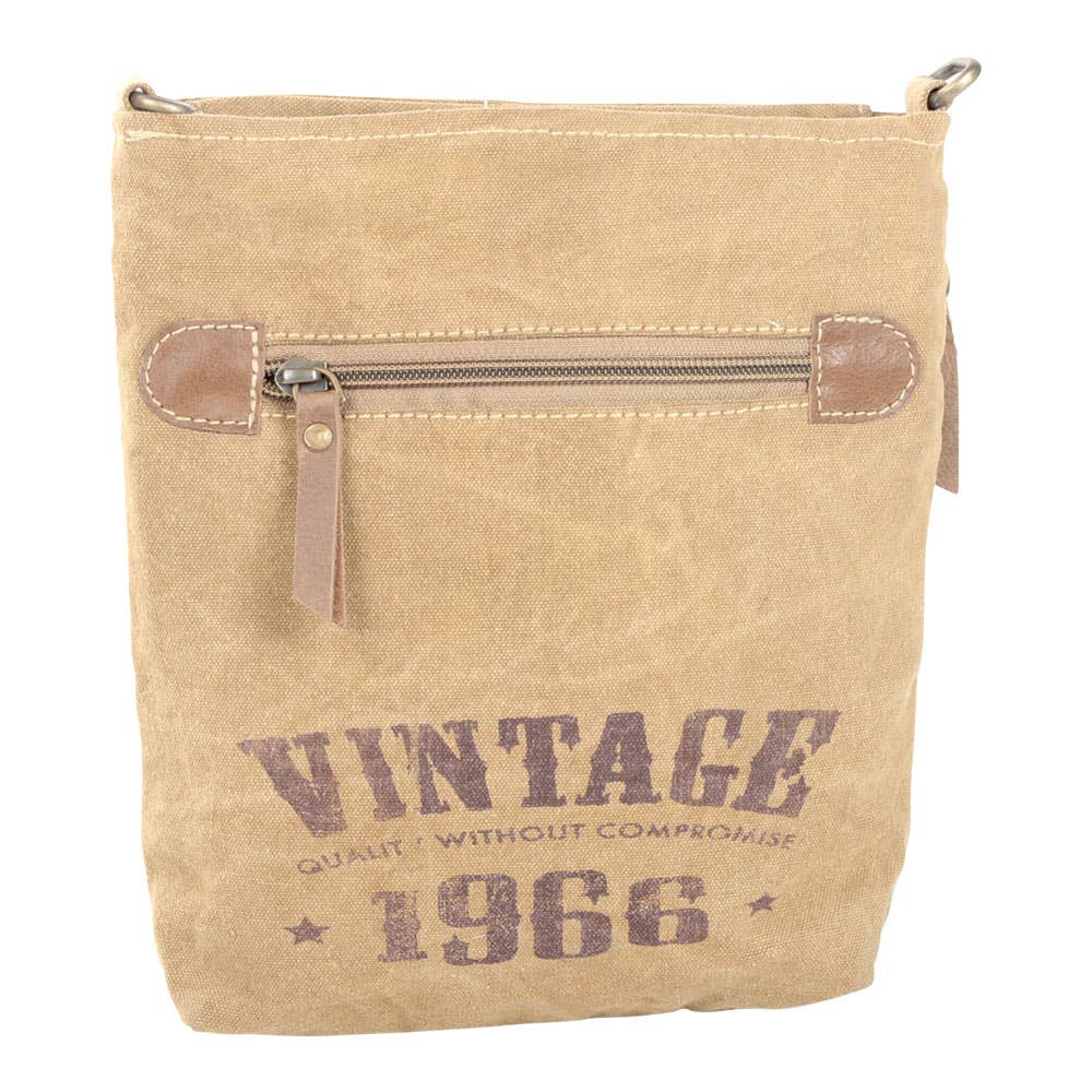 Clea Ray Canvas Bags & Clothing - Double Zipper Two Tone Bike Shoulder Bag