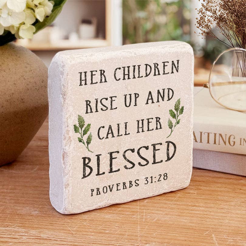 Twelve Stone Art - 547N | Proverbs 31:28