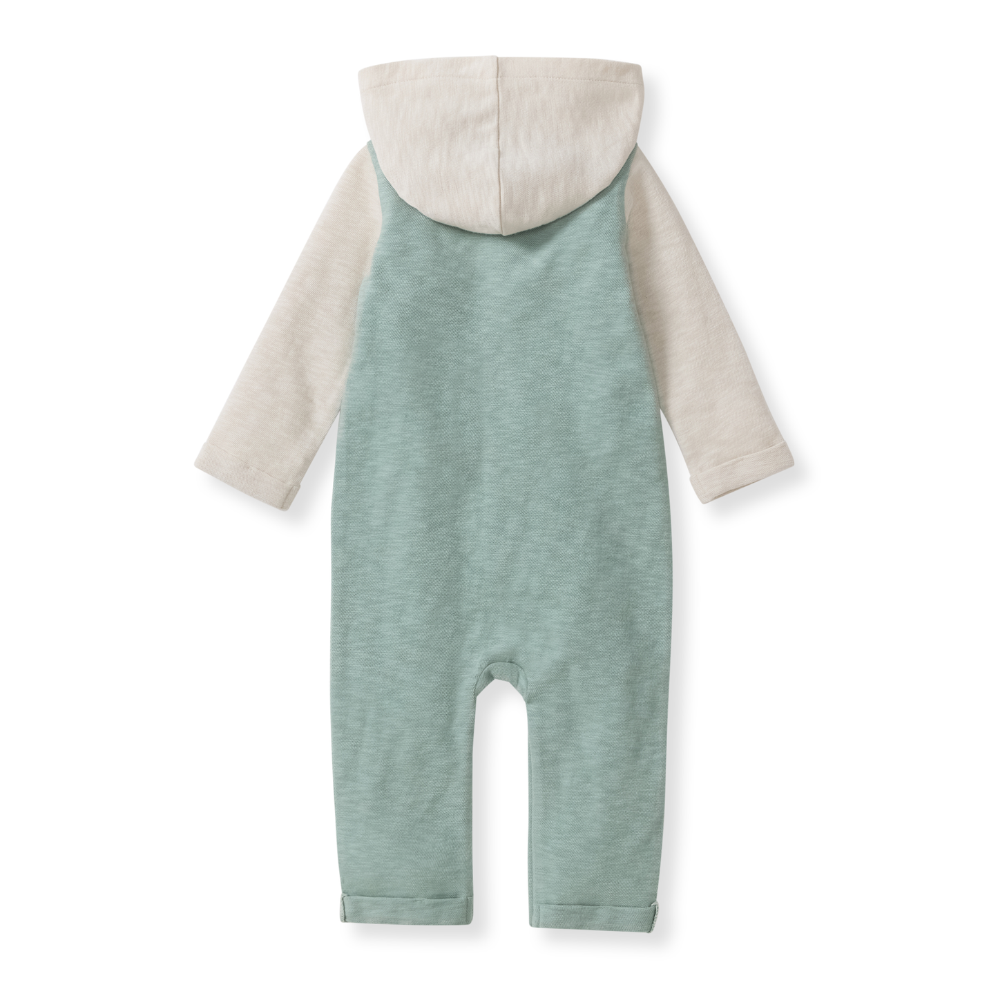 Burt's Bees Baby - Chunky Slub Baby Boy Hooded Jumpsuit