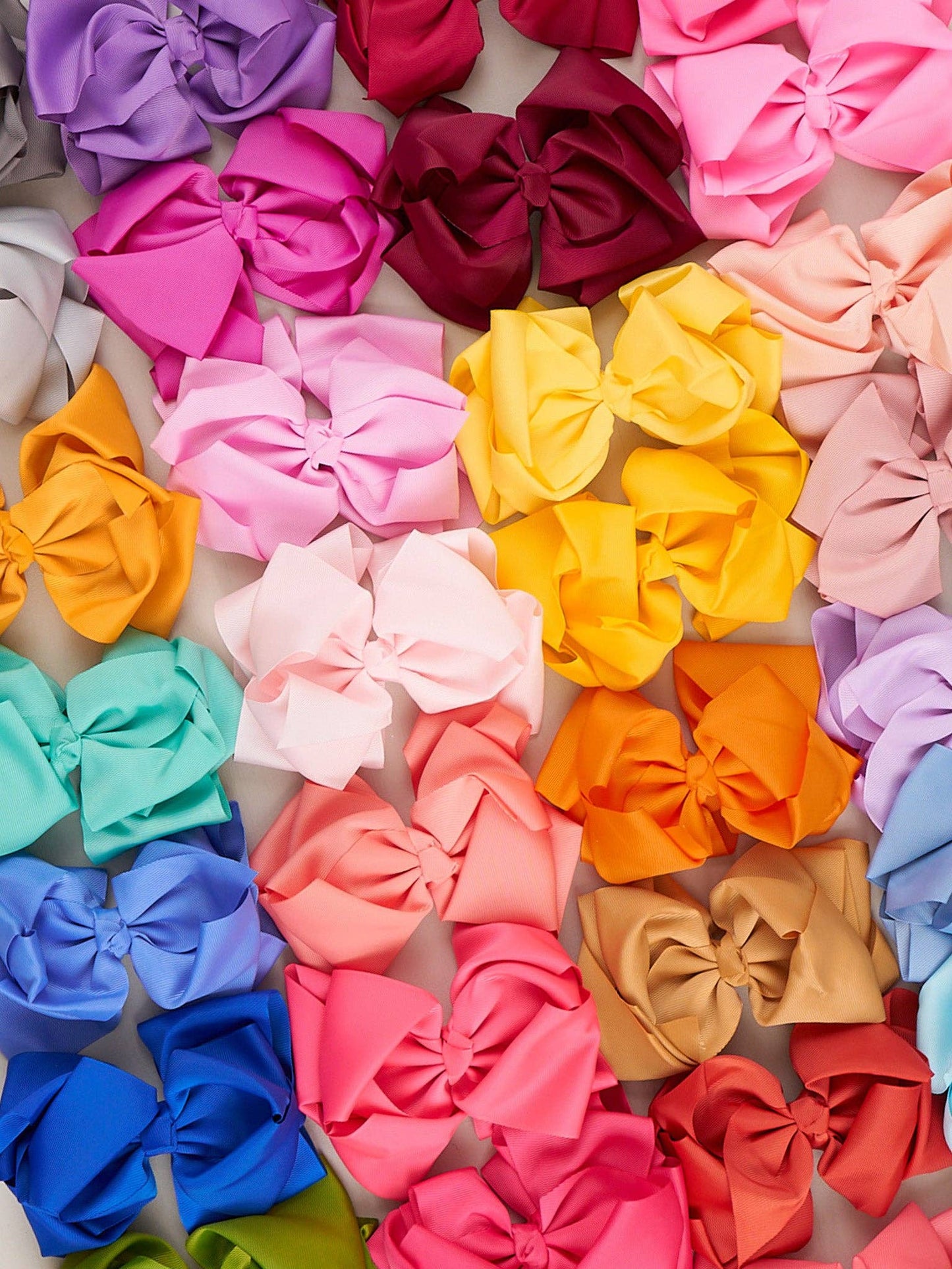 Marie Nicole Clothing - Double Layer Bows 6.5 Inch - 32 Colors Available