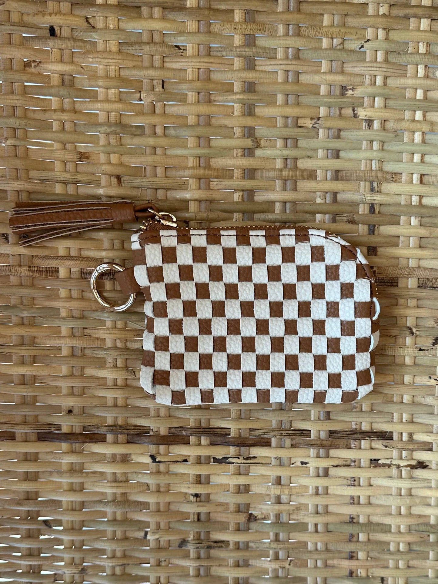 Hart & Lux - Bailey Checkered Keychain Wallet