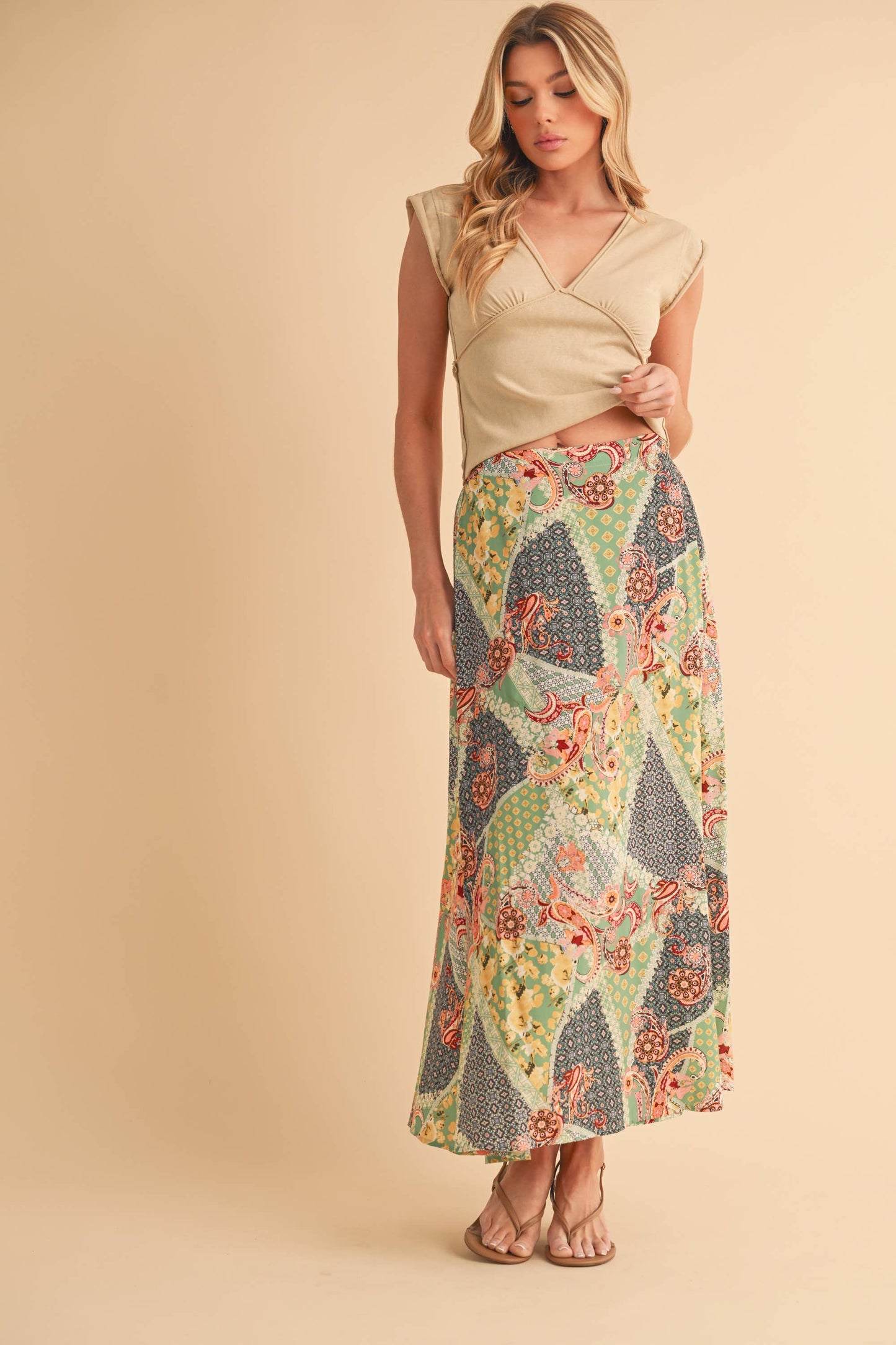 AEMI + CO - 773DN Bradyn Print Skirt 6