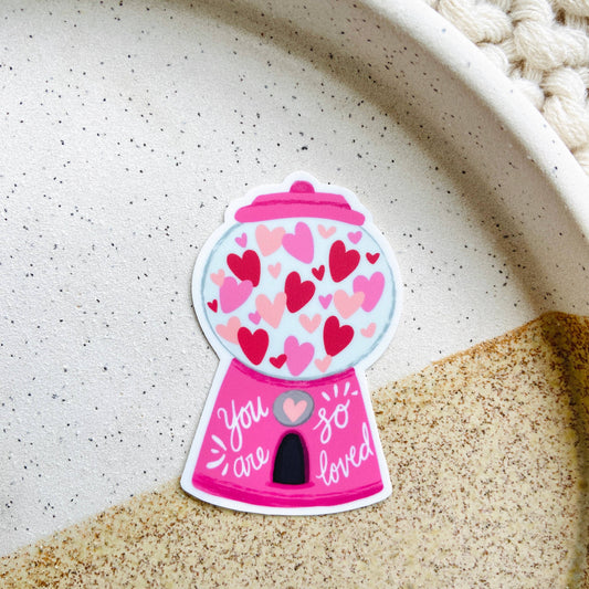 Makerie Day - Valentine's Day Candy Machine Sticker