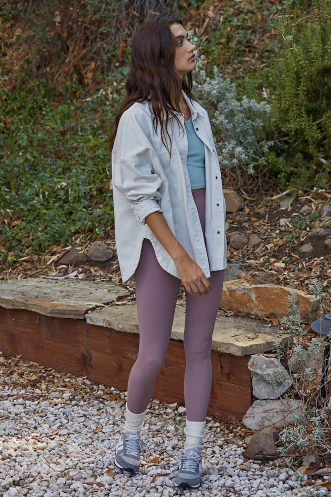 By Together - BD259 | Denim Cotton Button Down Jacket