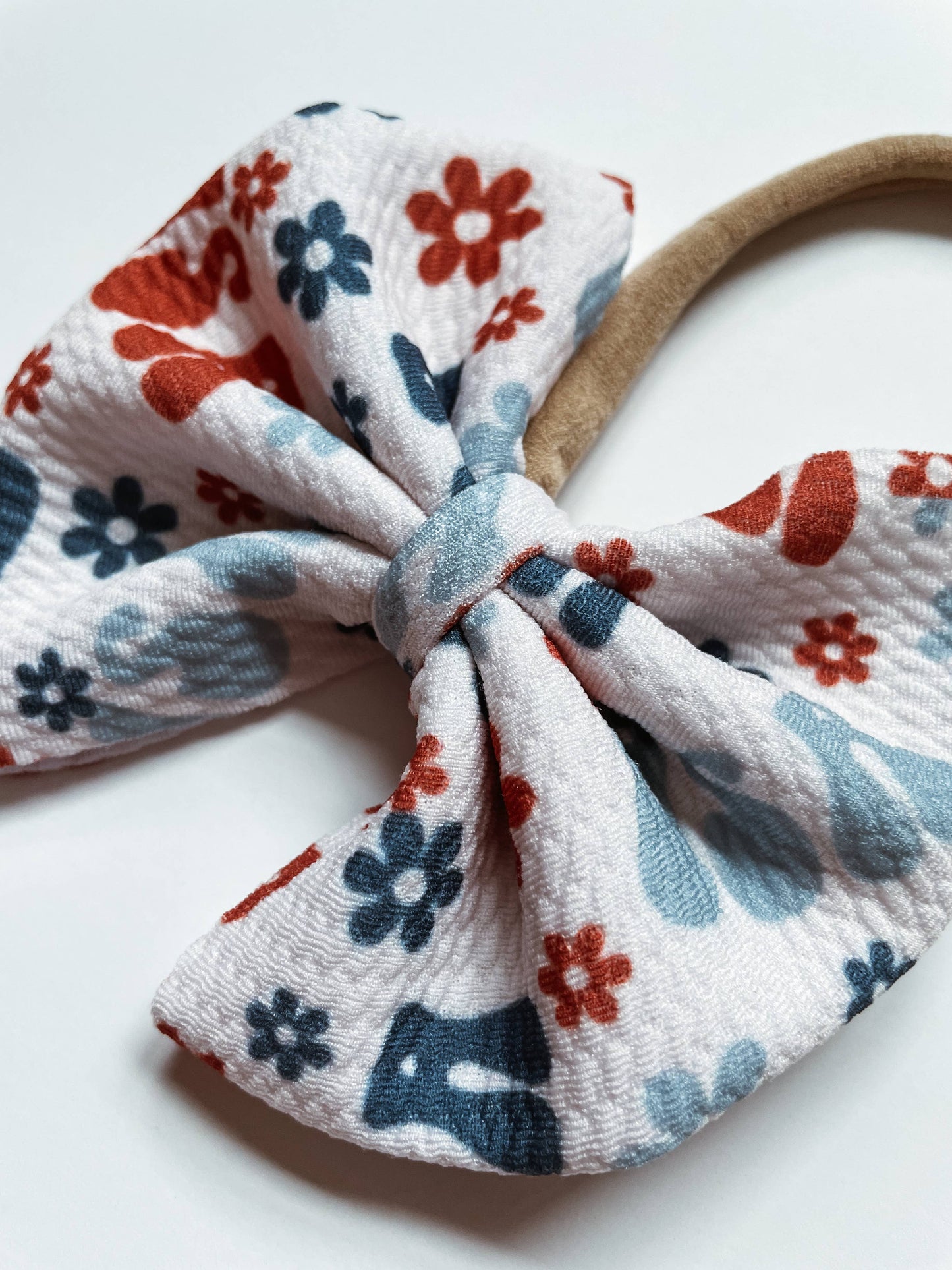 Boho + Babe - Baby Bow Headband - Retro USA