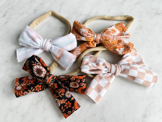 Boho + Babe - Simple Baby Bow Headbands