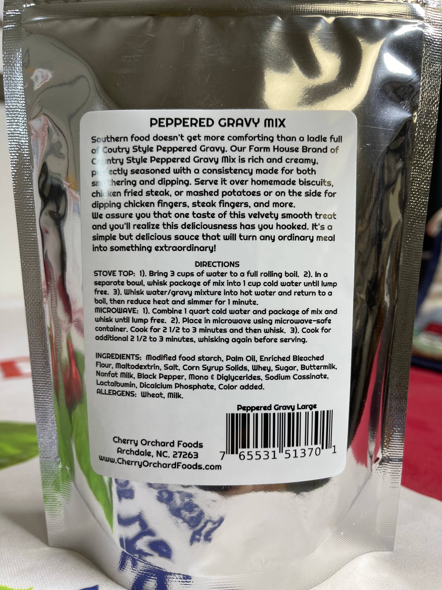Cherry Orchard Foods - Farm House Peppered Gravy Mix