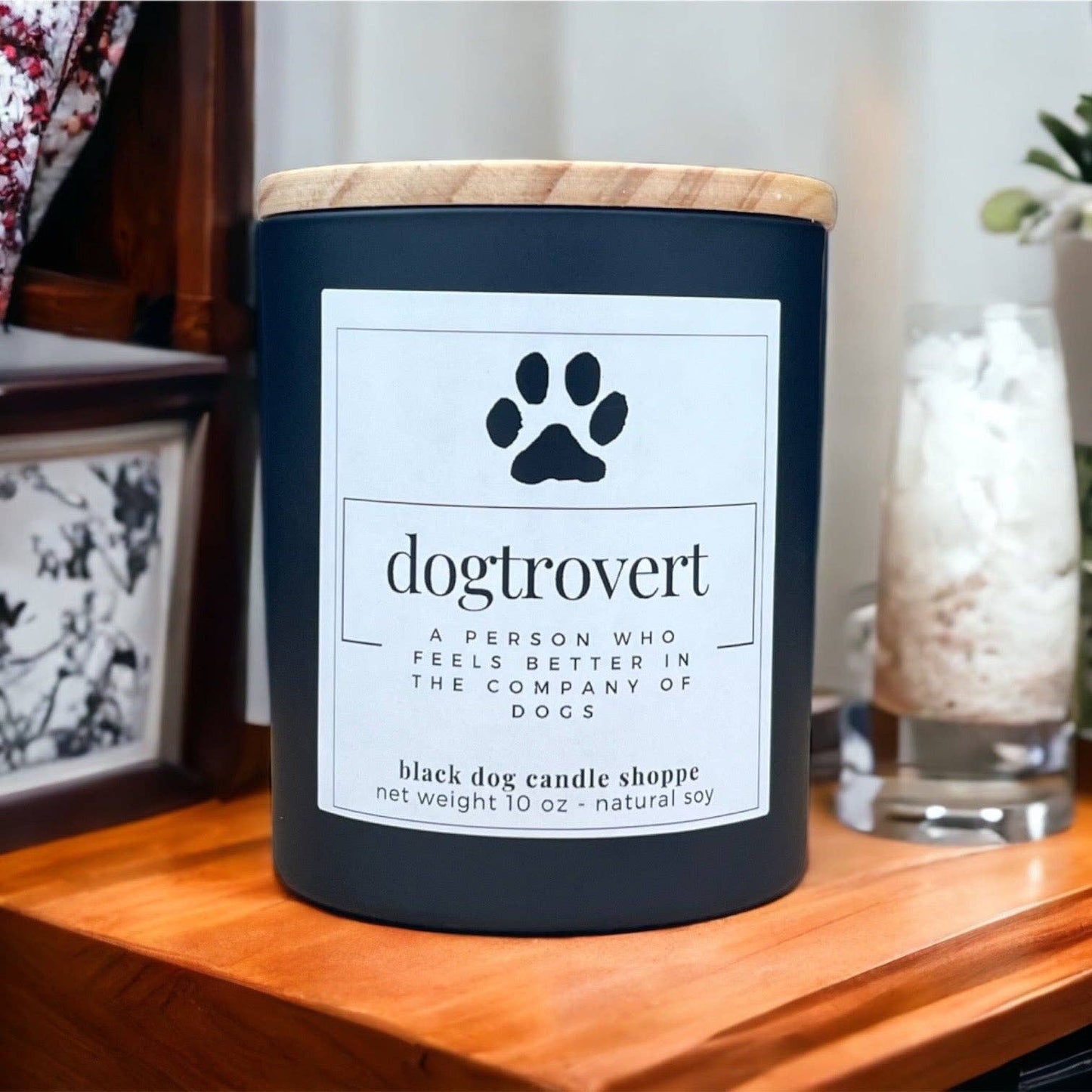 The Black Dog Candle Shoppe - Dogtrovert Dog Lover Candle