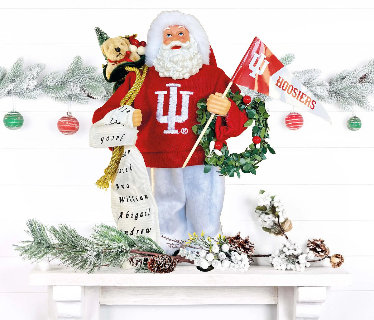 Santa’s Workshop Inc. - 12" Indiana Proud Santa