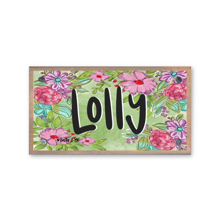 Baxter & Me - Gigi Driftwood Happy Block