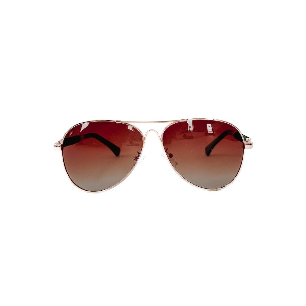 Pretty Simple - Rebecca Round Aviator Sunglasses