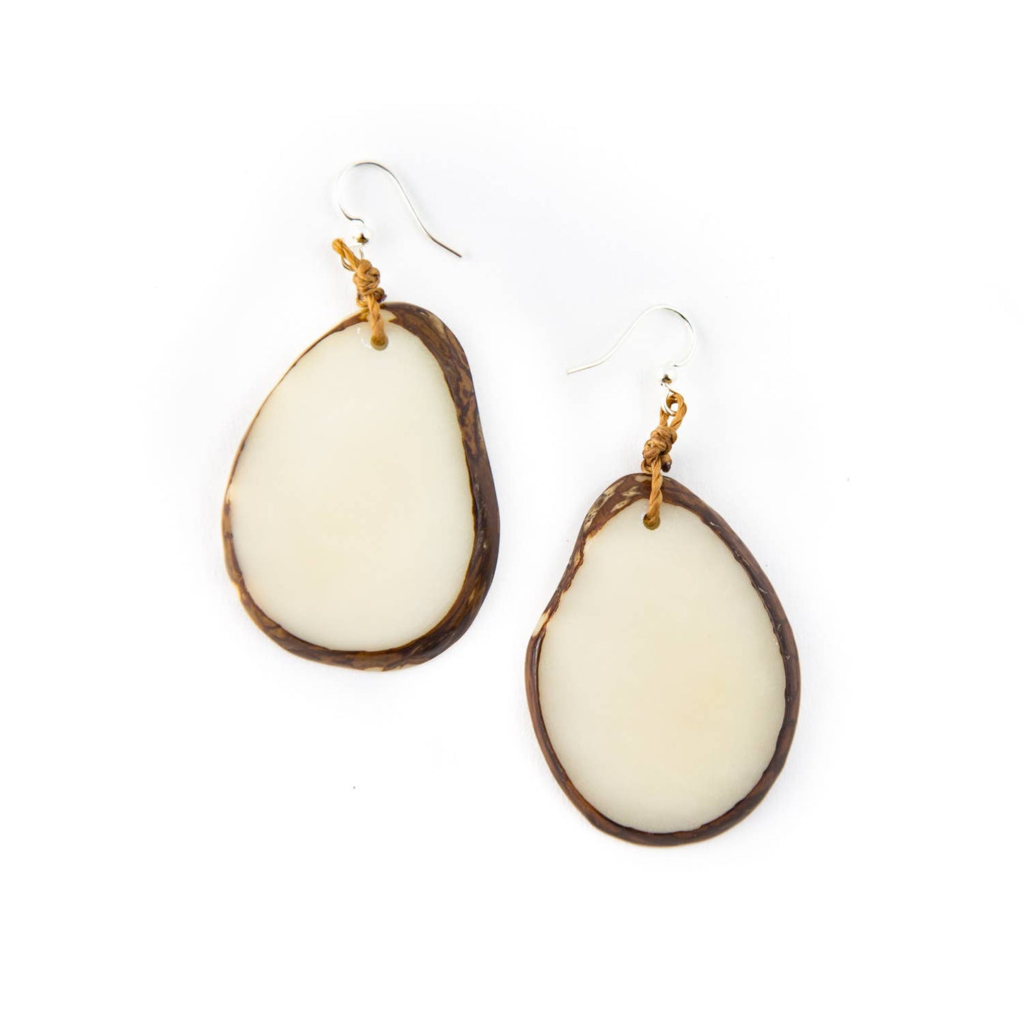 Organic Tagua Jewelry - Amigas Earrings