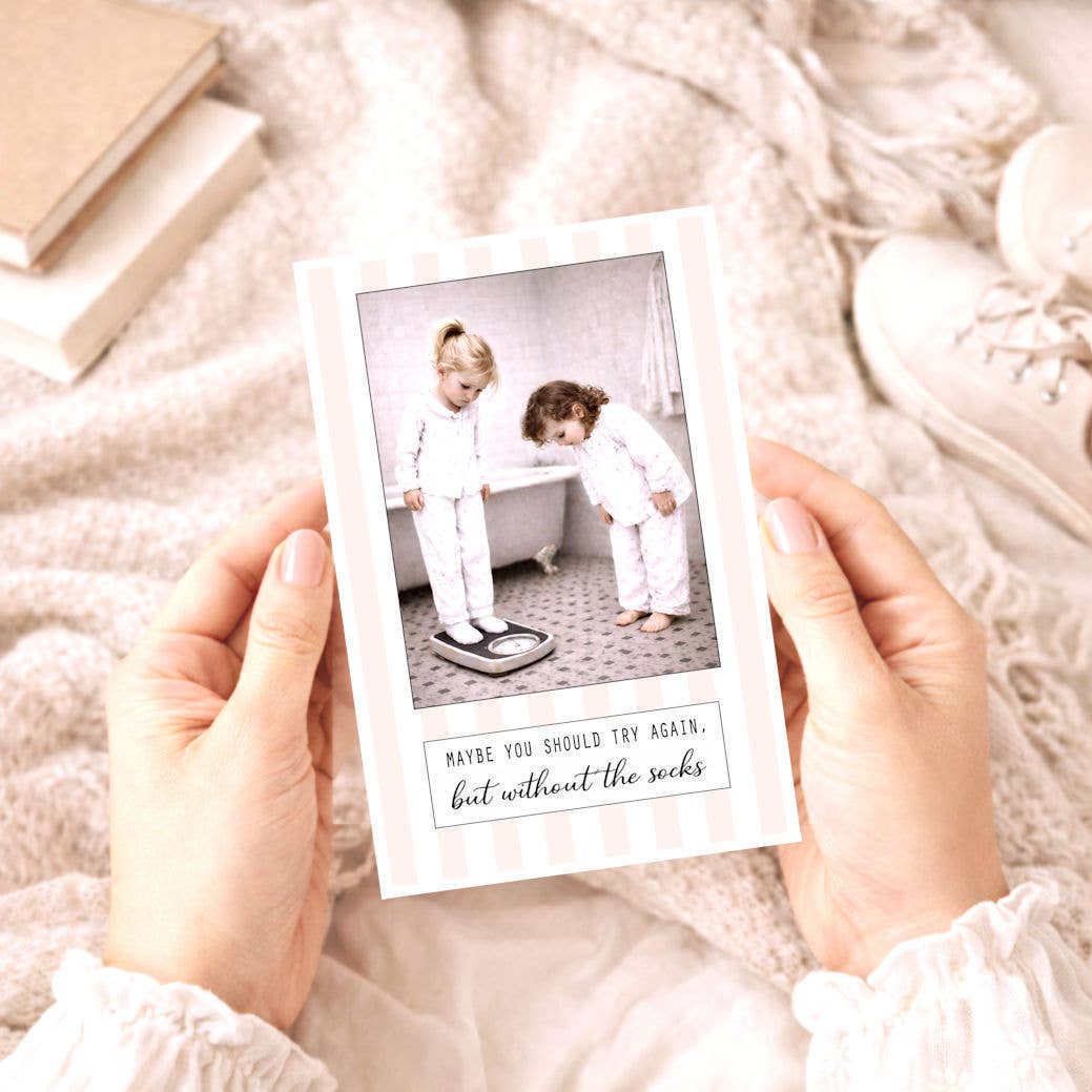 Bellflower Girl - Sweet Vintage Girls Greeting Card | Thinking of You | Friend