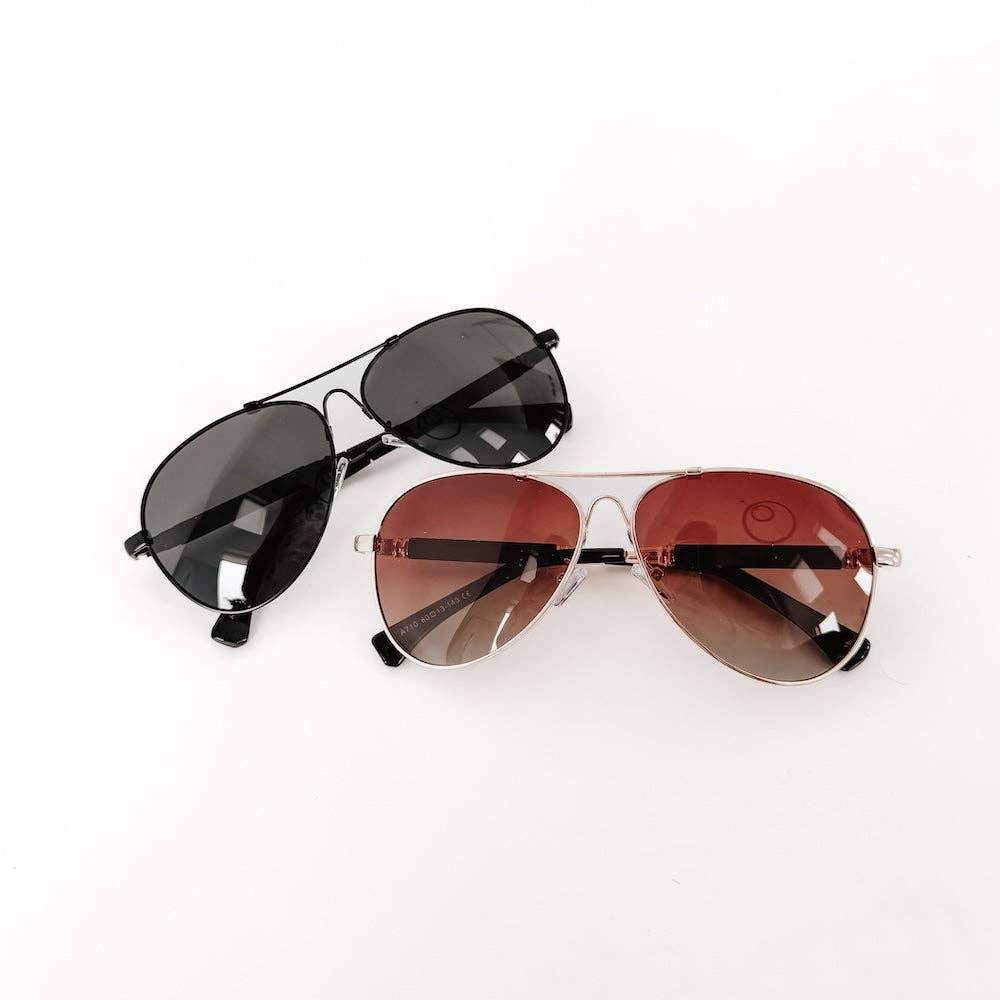 Pretty Simple - Rebecca Round Aviator Sunglasses