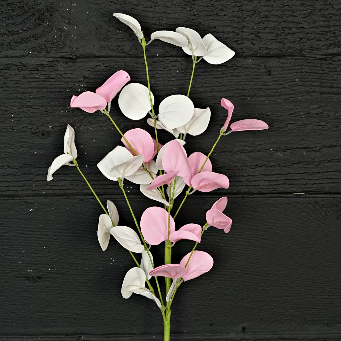 Holiday Depot Inc. - 35545- 16in Bush-Pink White Silver Dollars with Twigs
