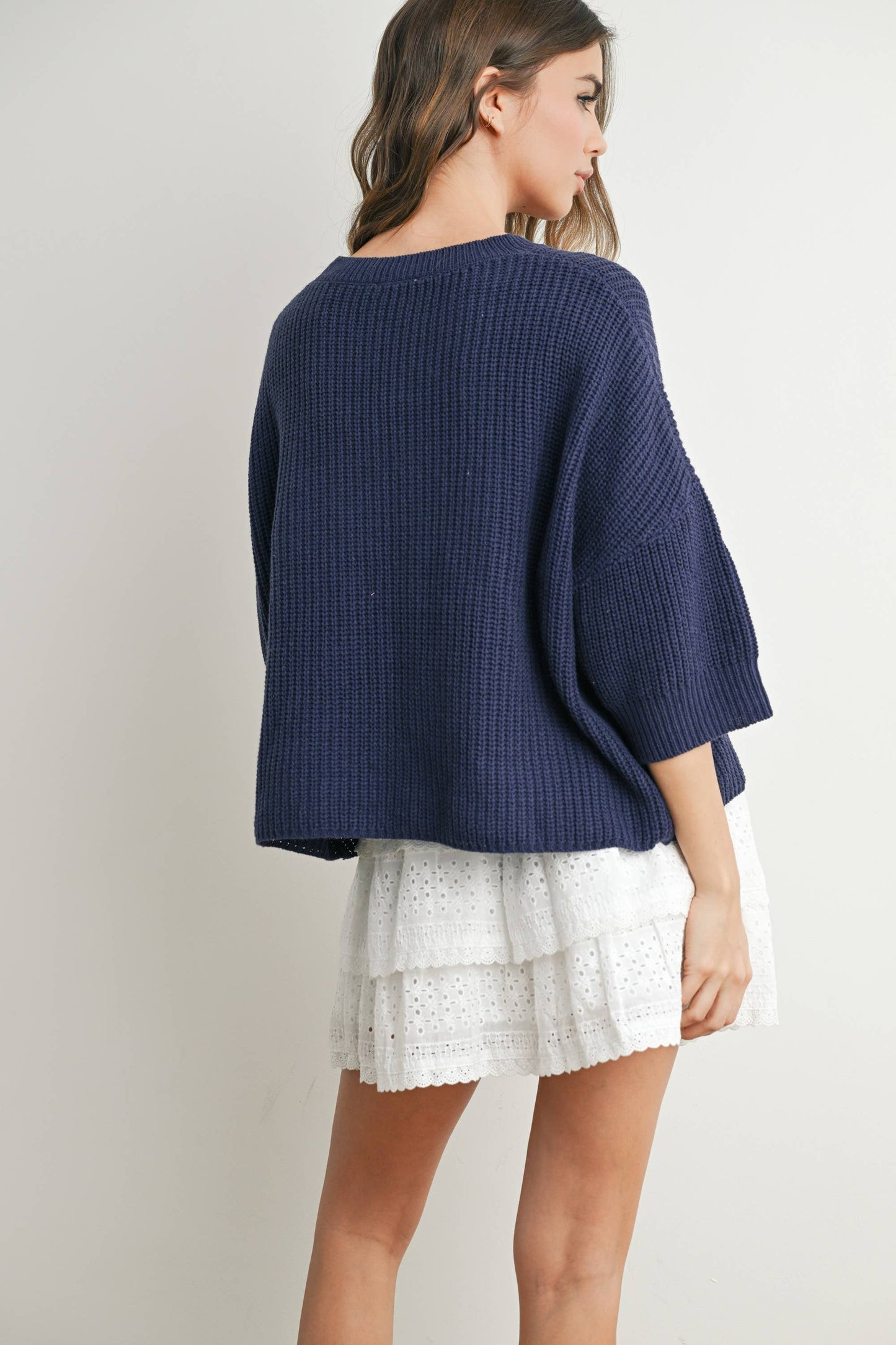 BUTTERMELON - Flag Print Knit Sweater - BMW7691