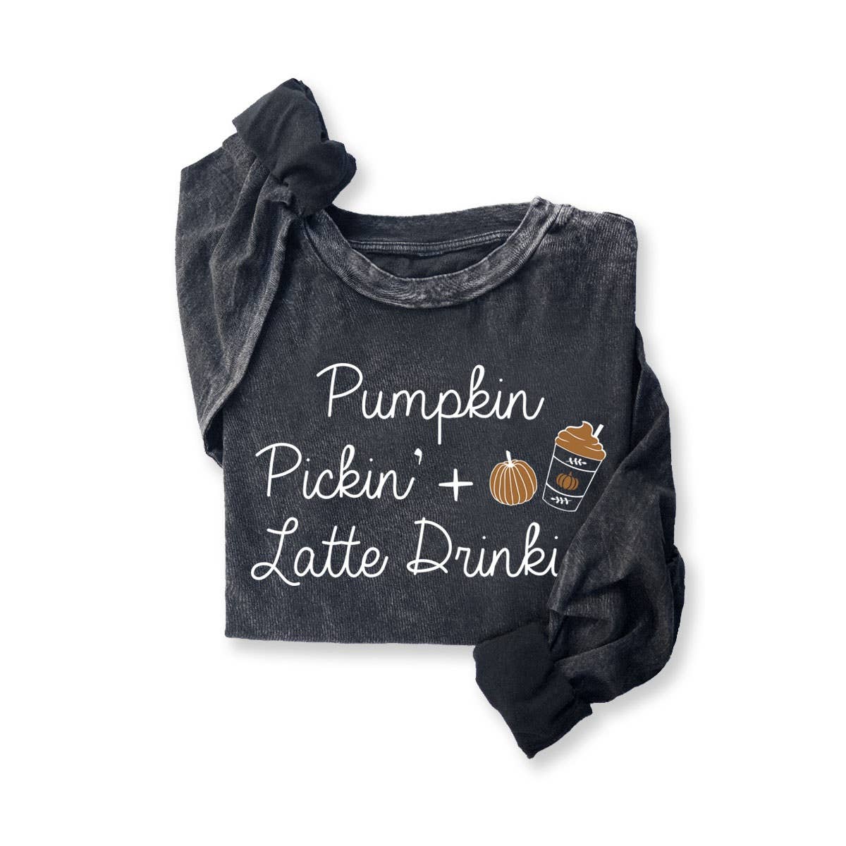 HRTandLUV - PUMPKIN LATTE MINERAL GRAPHIC LS