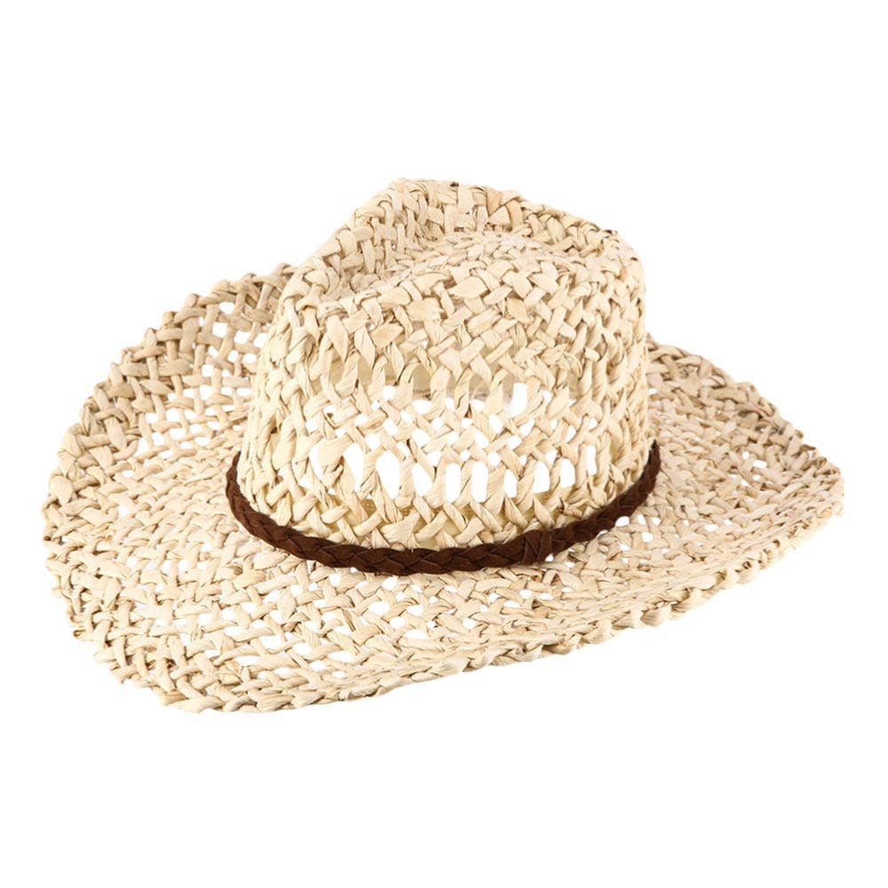 Sensibling Corp. - Lightweight Breathable Woven Summer Fedora Sun Hat
