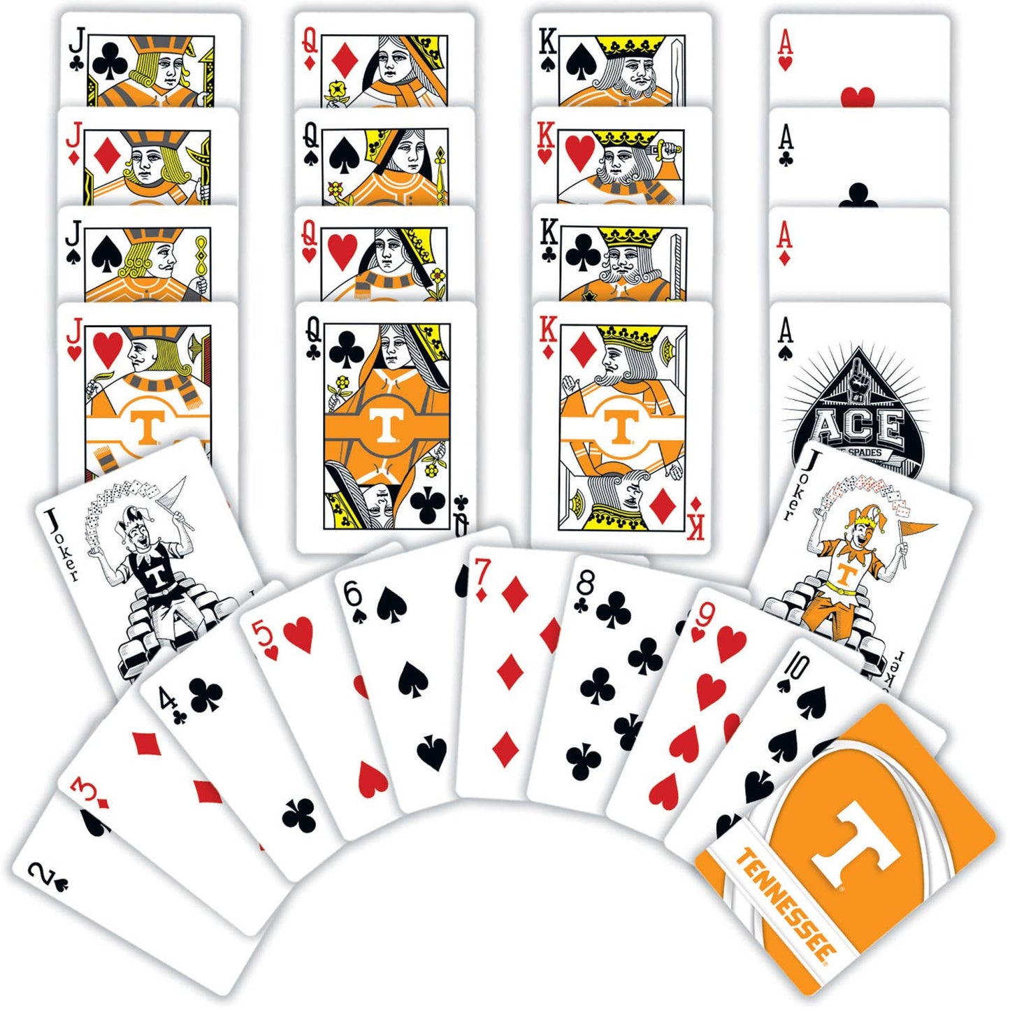 Masterpieces Puzzles - Tennessee Volunteers Playing Cards