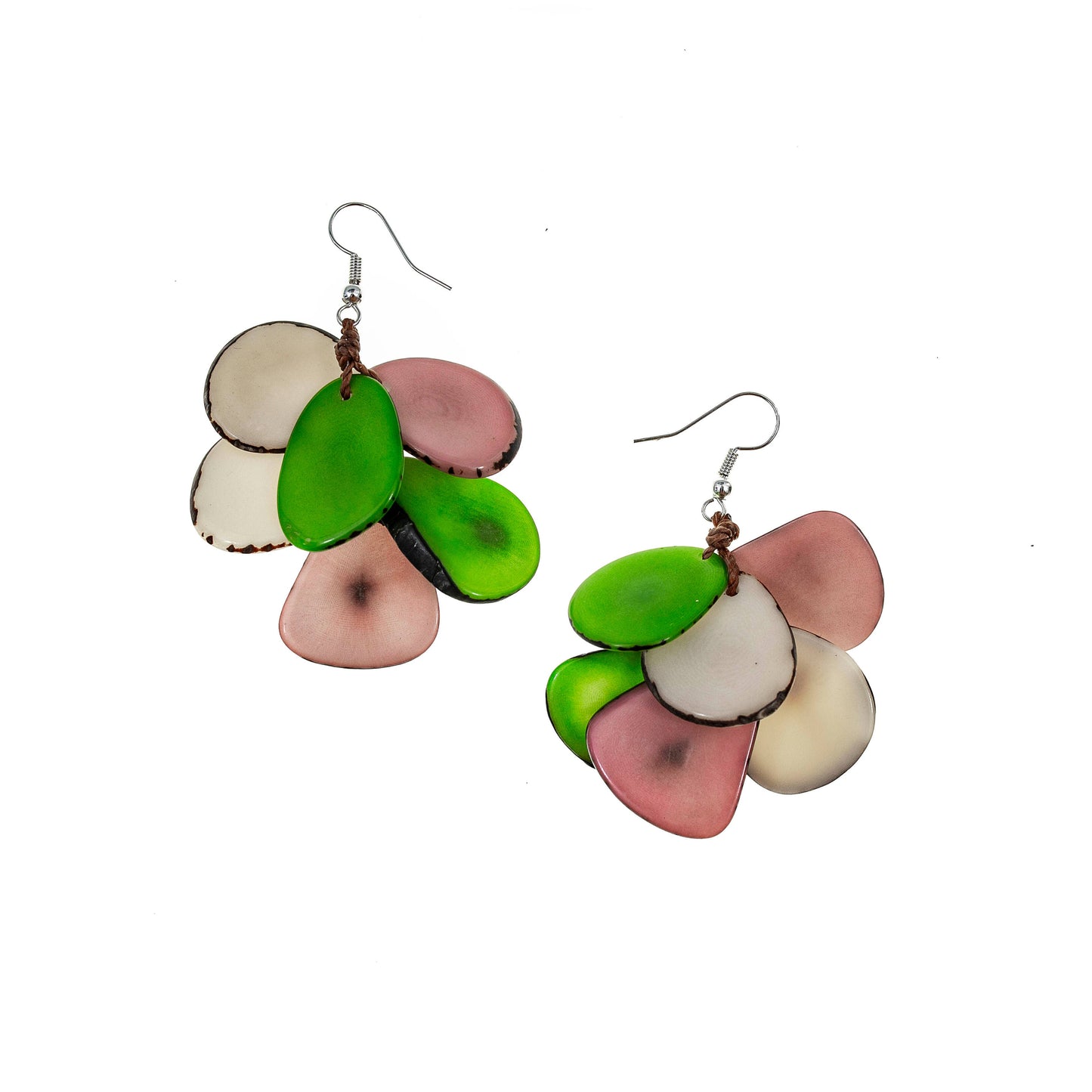 Organic Tagua Jewelry - Mariposa Earrings