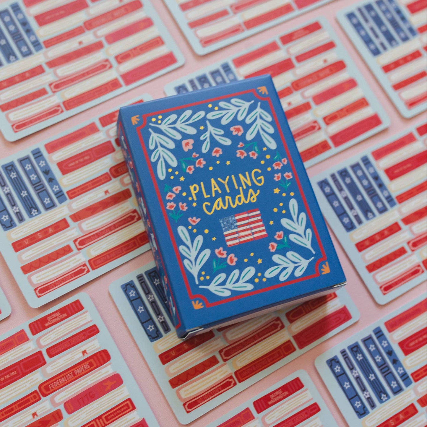 Pippi Post - American Flag Books Deck of Playing Cards