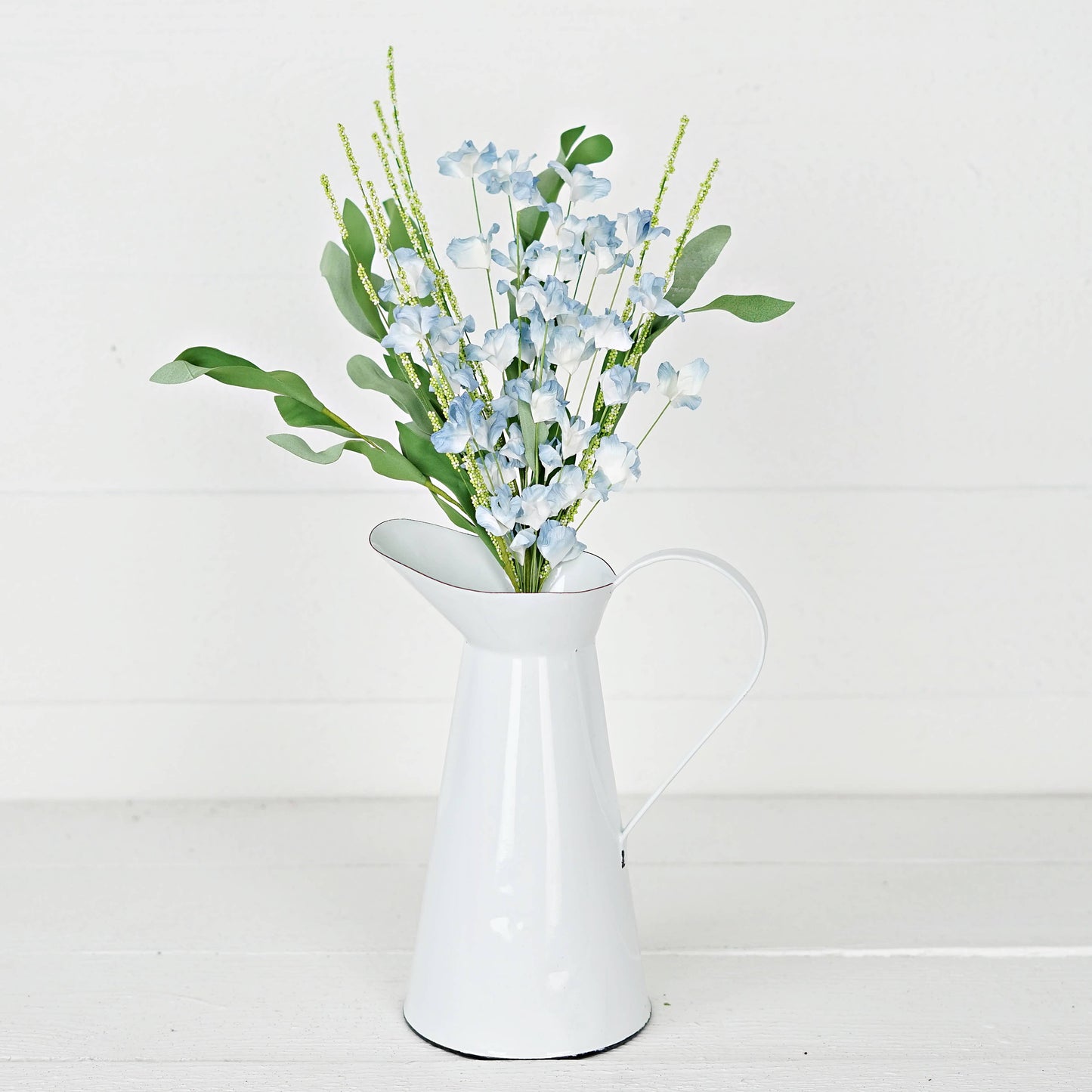 Holiday Depot Inc. - 35116- 19in Bush-Blue Cream Mountain Flowers