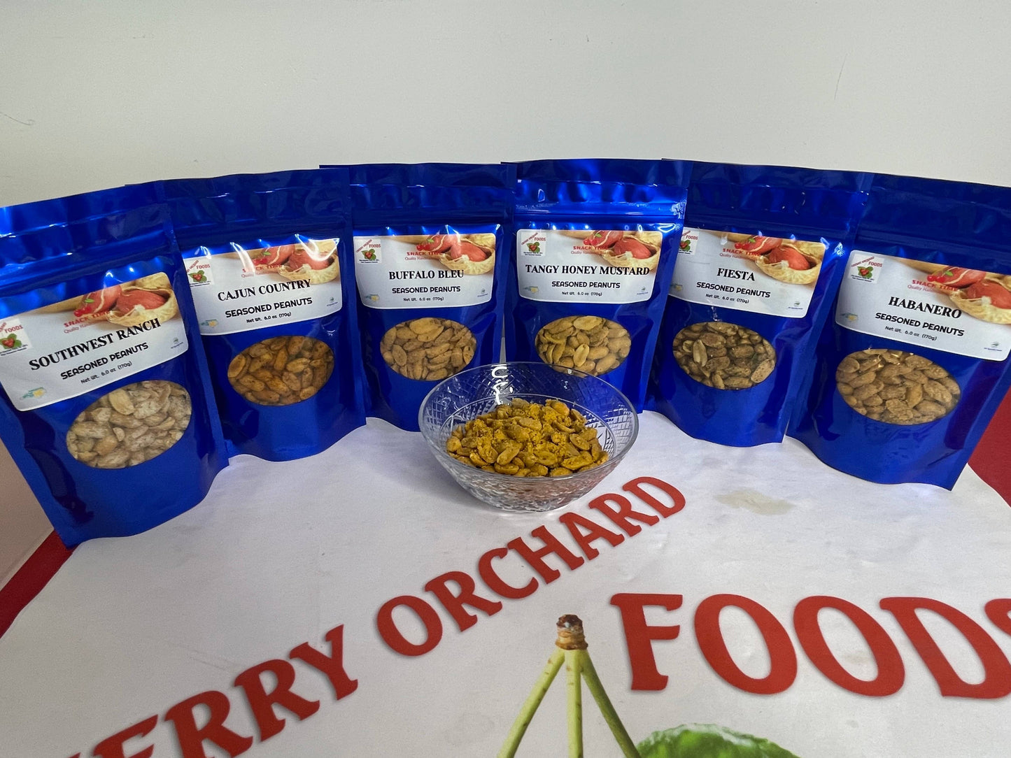 Cherry Orchard Foods - Snack Time Seasoned Peanuts **ALL NEW RECIPE**