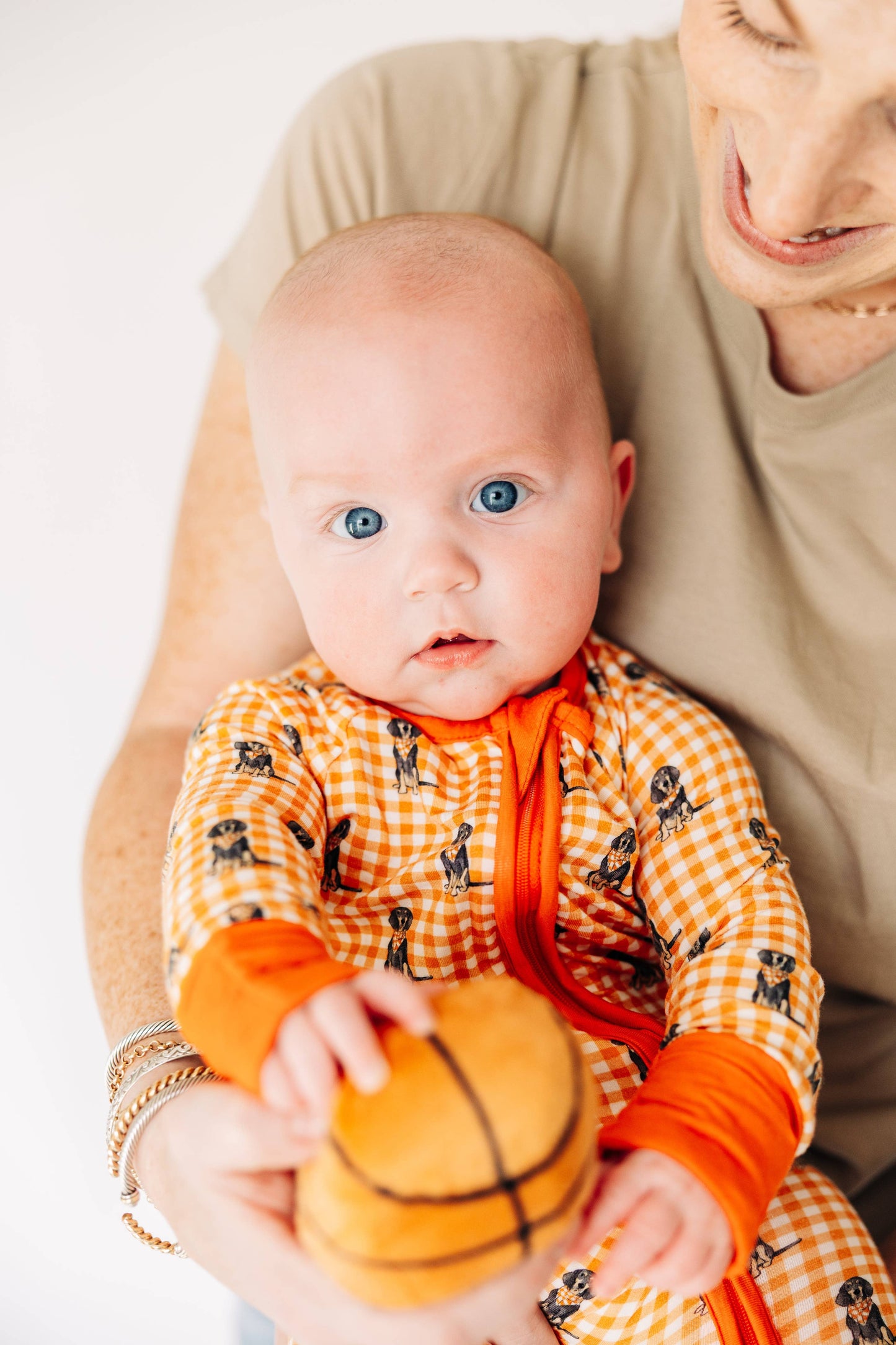 Barrel Down South - Bluetick Coonhound Stripe Unisex Kids Pajamas