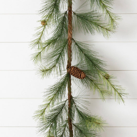 Audrey's Home & Gift - Garland - White Pine Rope Garland (PC)