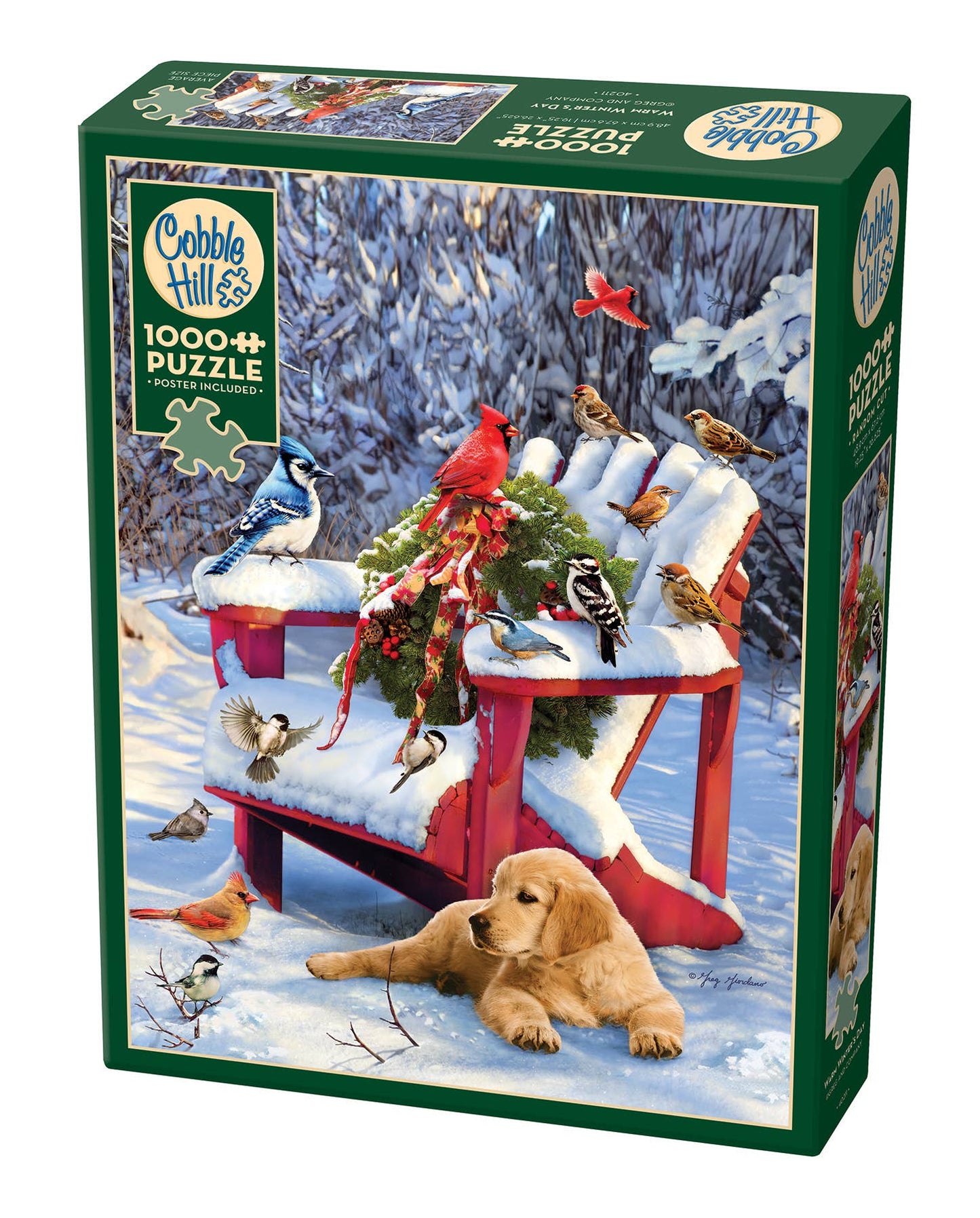 Outset Games and Cobble Hill Puzzles - Warm Winter's Day 1000pc puzzle