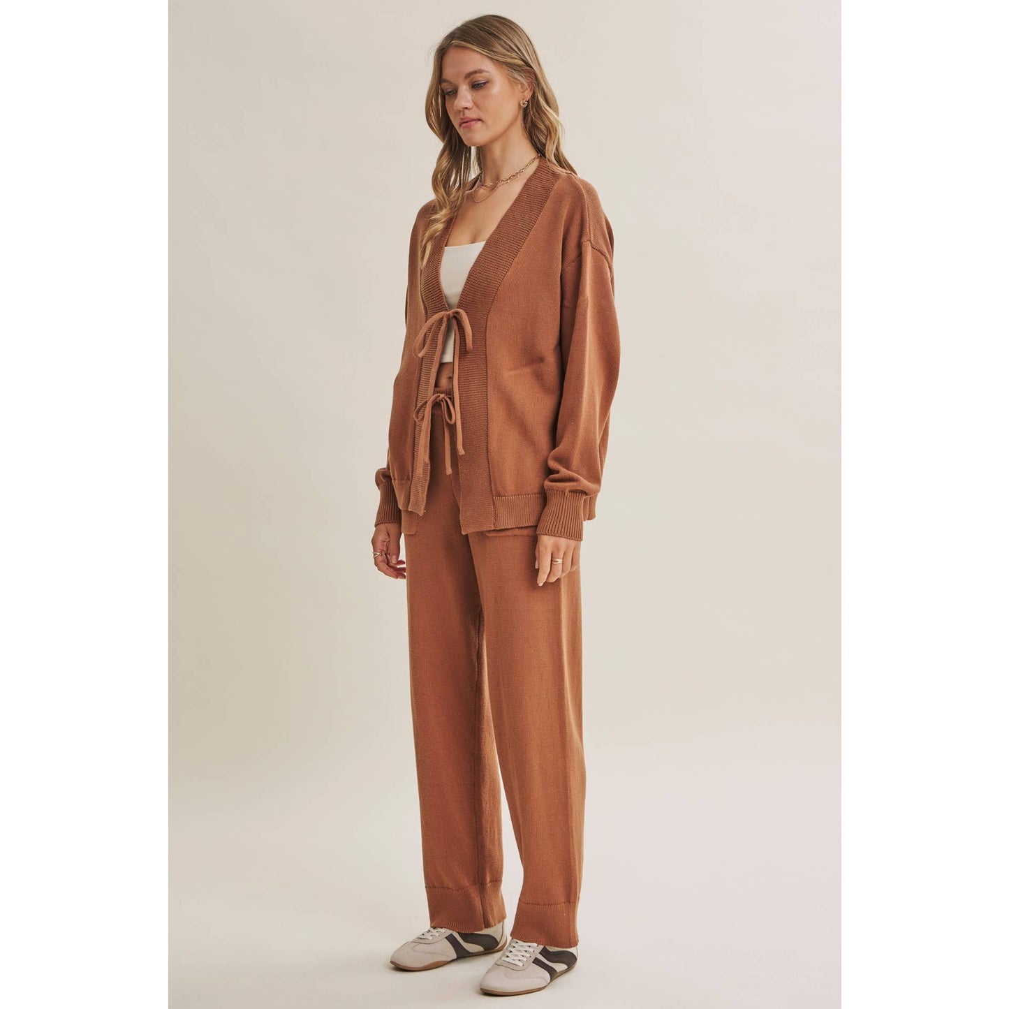 in february - SLOW GETAWAY SOFT COTTON VERSATILE SLOUCHY SWEATER CARDIGAN