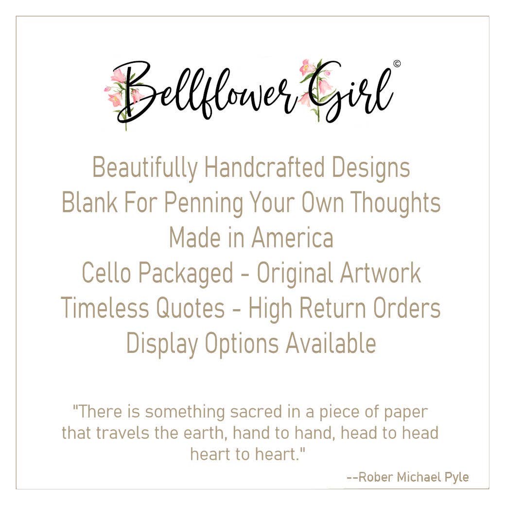 Bellflower Girl - Thankful to Have a Mother Like You - Watercolor Rose Card