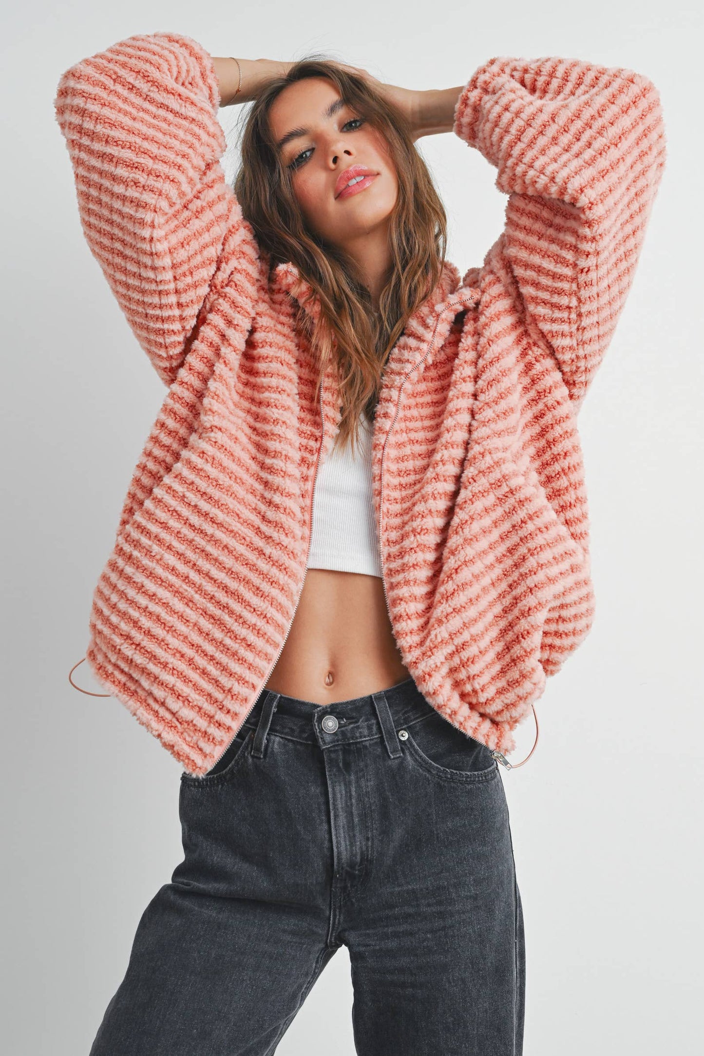 BUTTERMELON - Fall Collared Puffer Jacket - BMJ7497