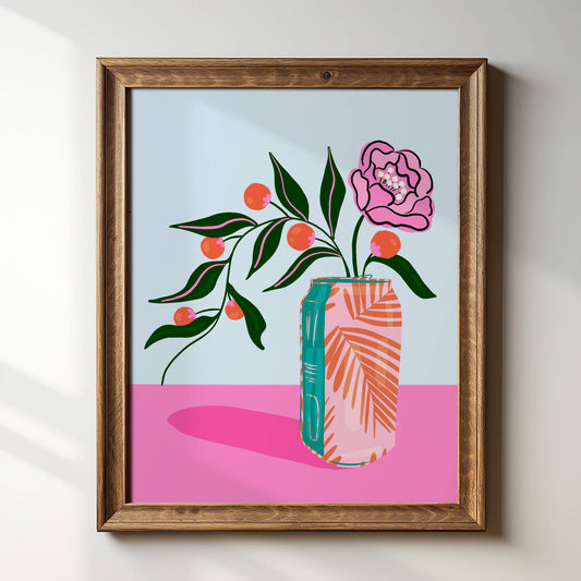 Tara Reed - Flower Can 8" x 10" Art Print