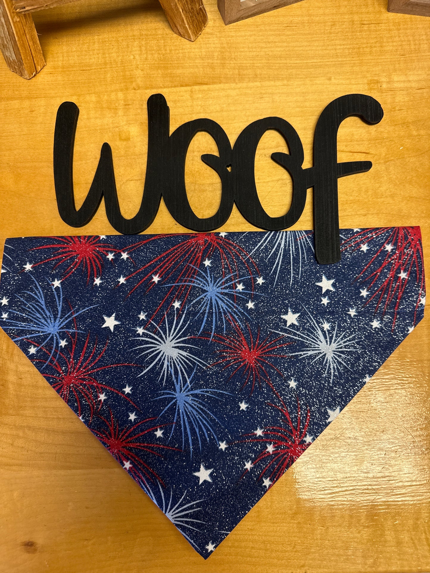 Dog bandana fireworks