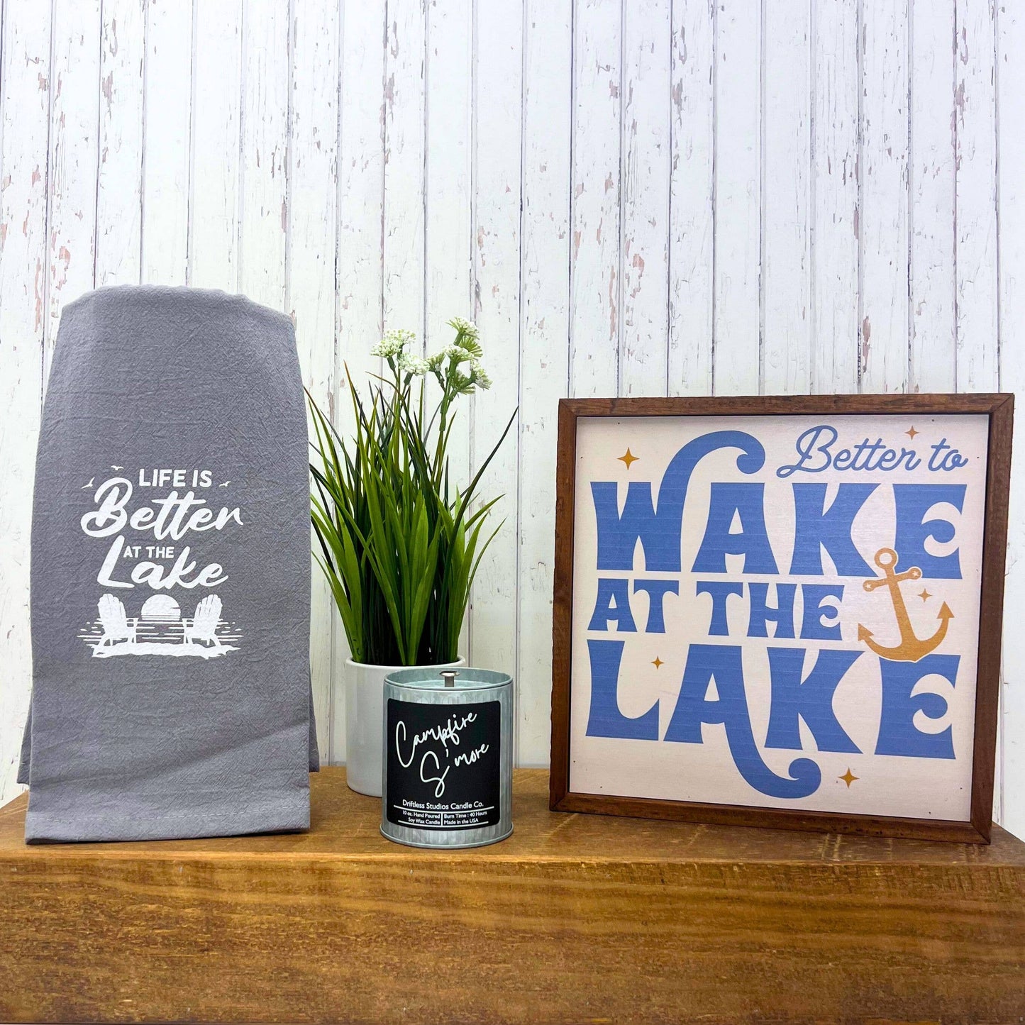 Driftless Studios - Better to Wake at the Lake - Summer Cabin Decor