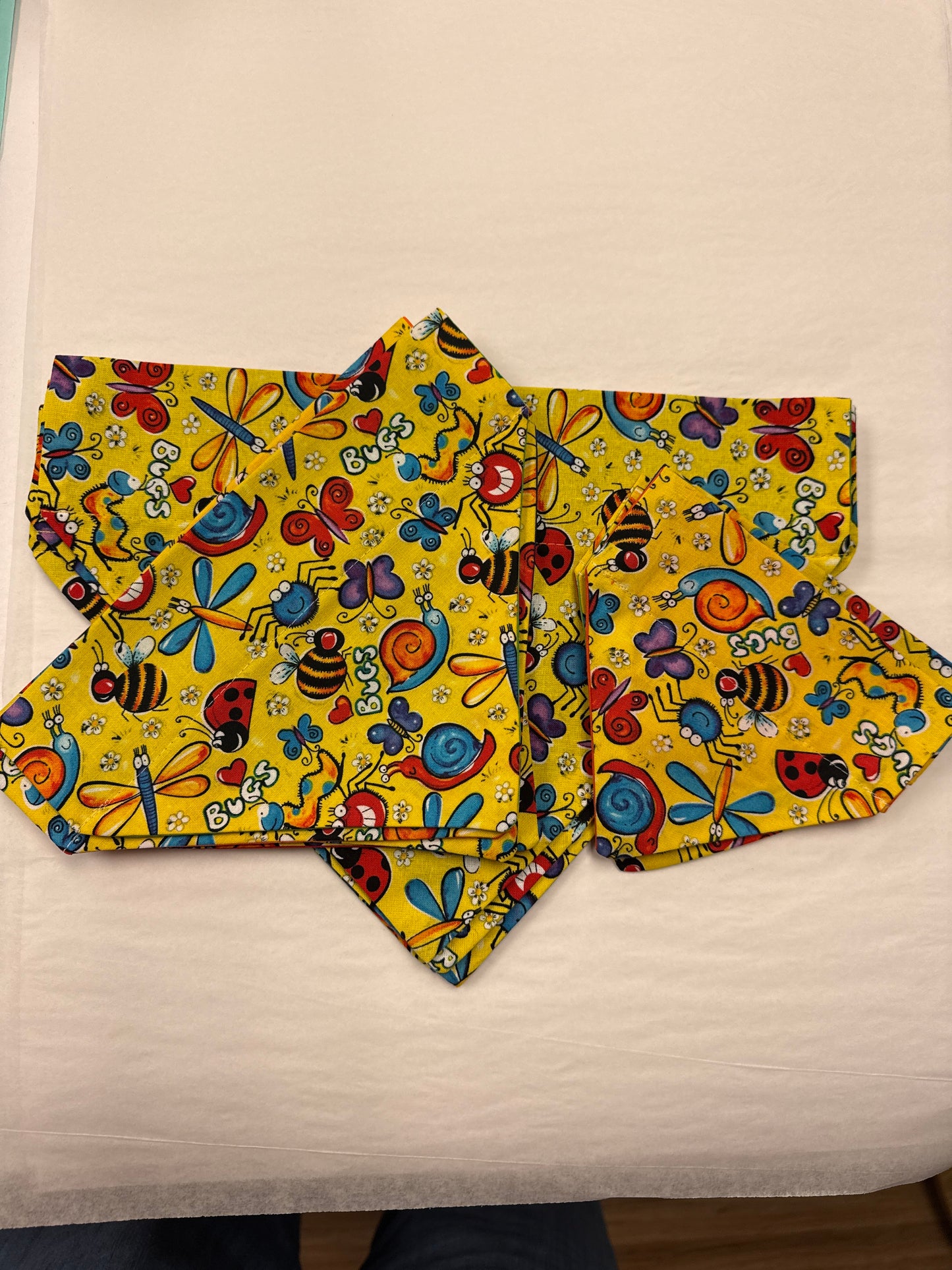 Dog bandana “bugs”