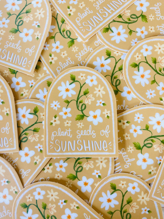 Makerie Day - Plant Seeds of Sunshine Sticker