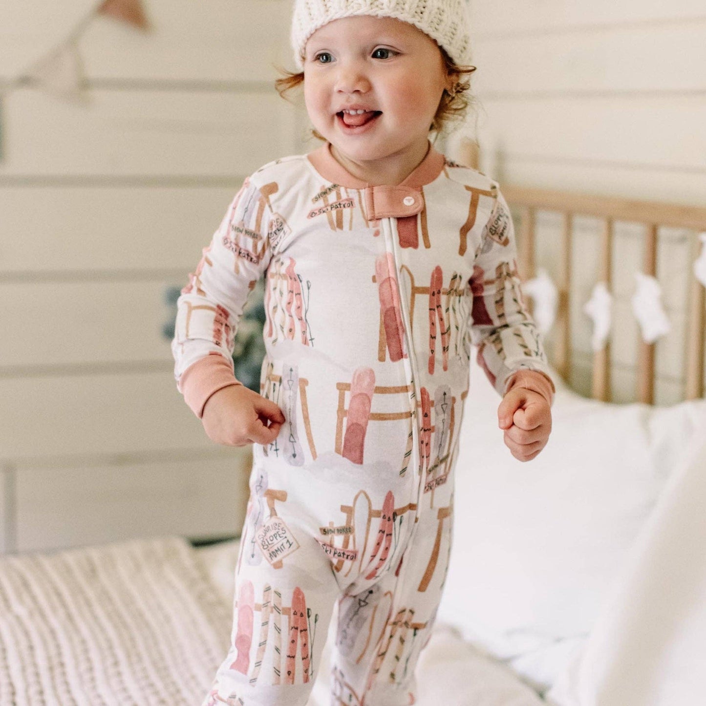 Burt's Bees Baby - Sunrise Slopers Organic Sleeper - Organic Rose