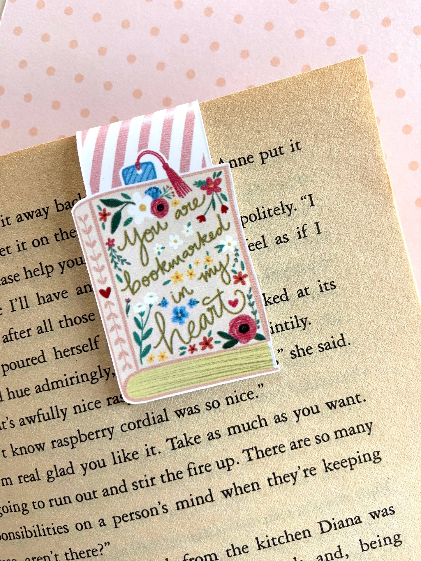 Makerie Day - Bookmarked in My Heart Magnetic Bookmark