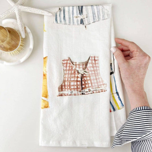 emily lex studio - Boat coats cotton flour sack tea towel