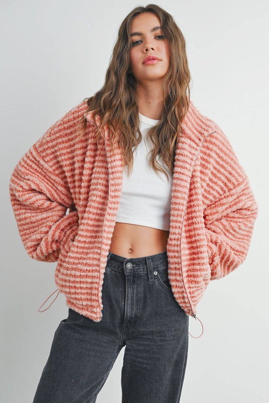 BUTTERMELON - Fall Collared Puffer Jacket - BMJ7497