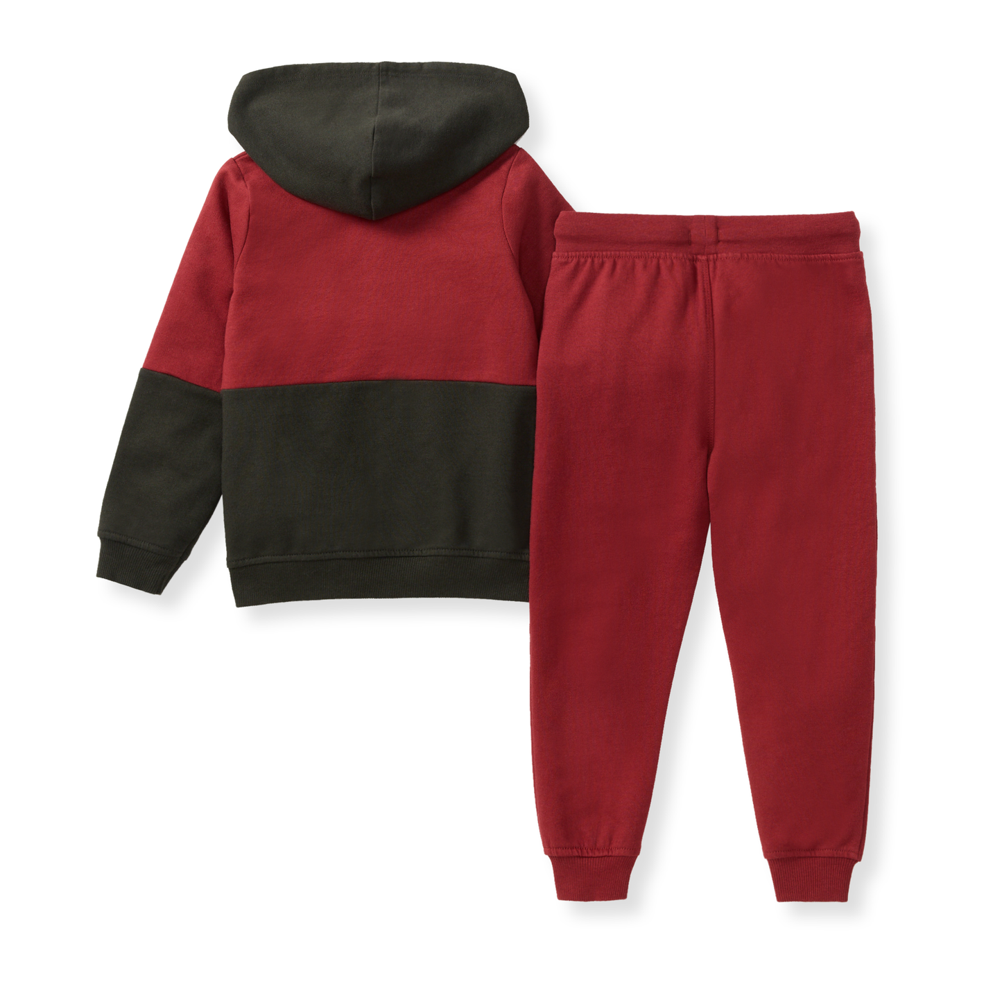 Burt's Bees Baby - Color Blocked Infant Sweatshirt Set - Brick