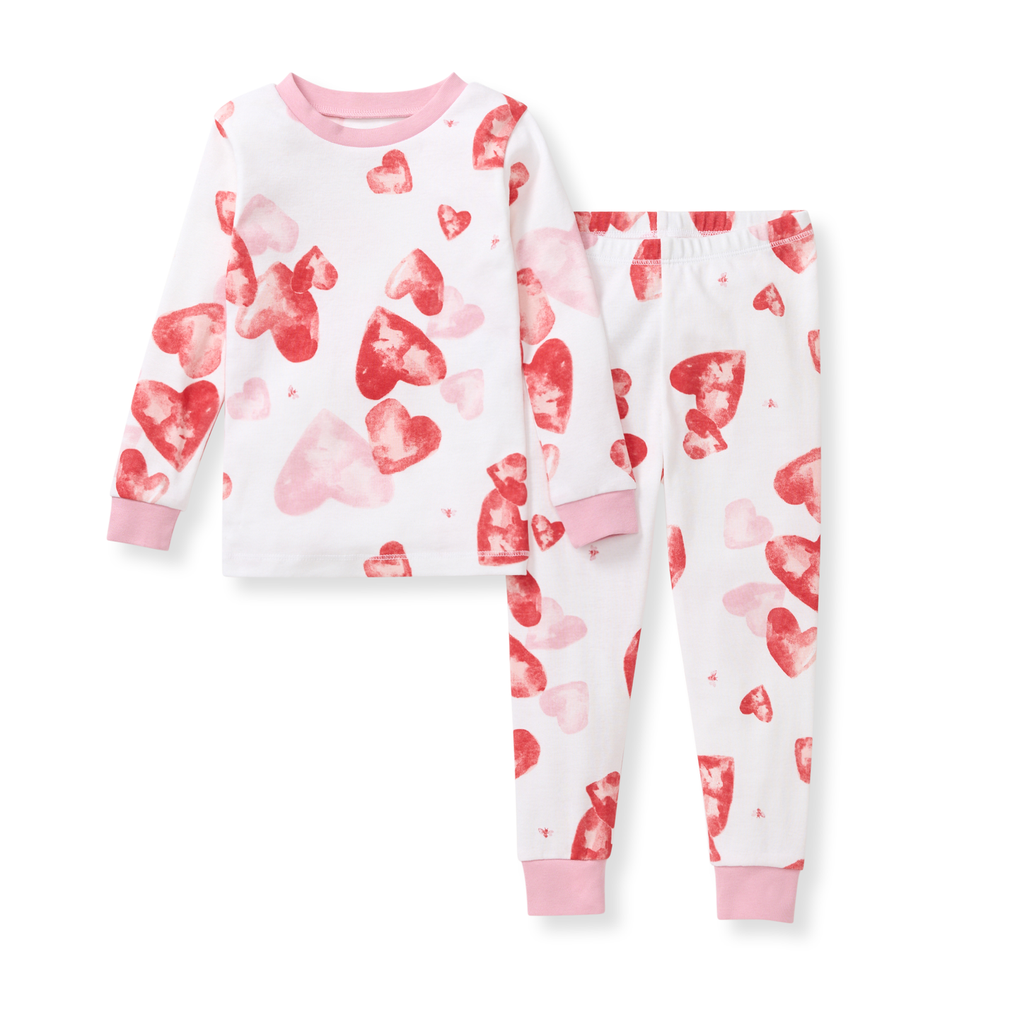Burt's Bees Baby - I Heart You Organic Cotton Two-Piece Pajamas