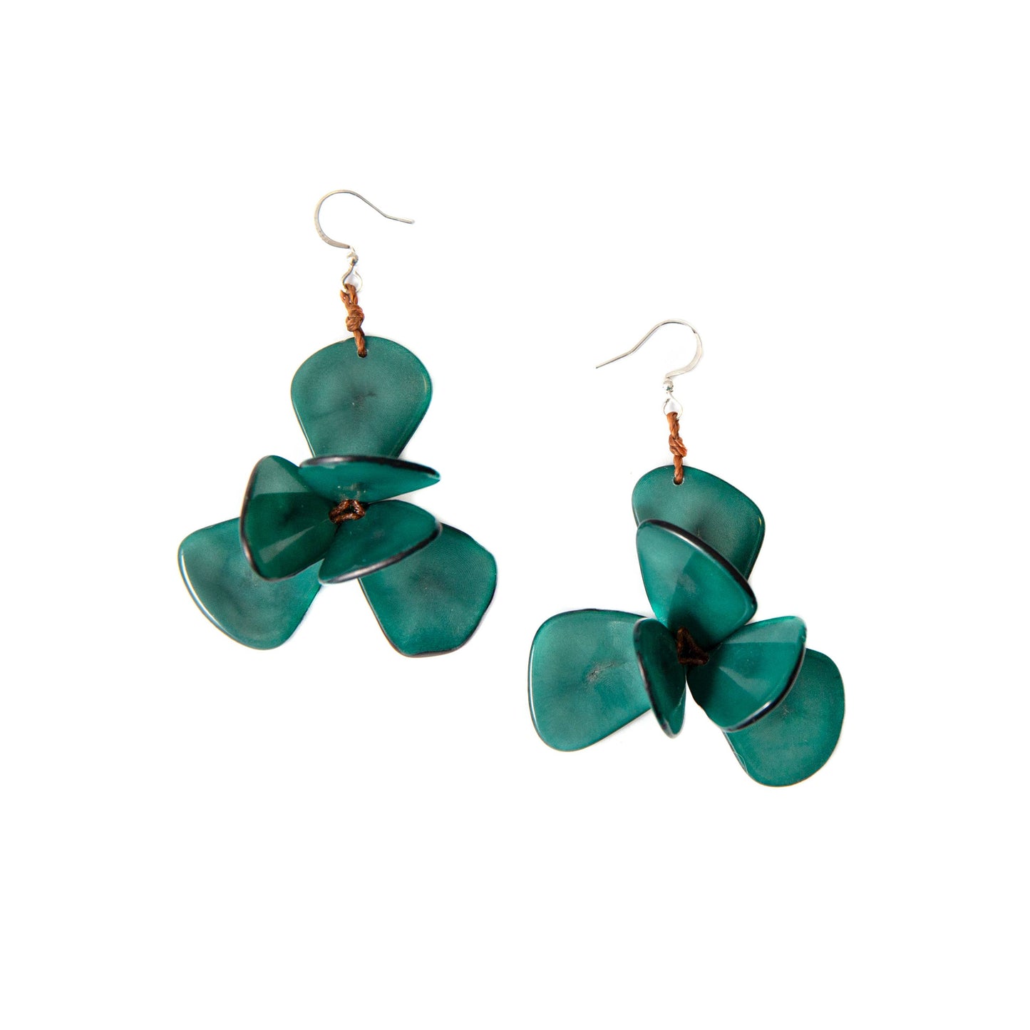 Organic Tagua Jewelry - Florence Earrings