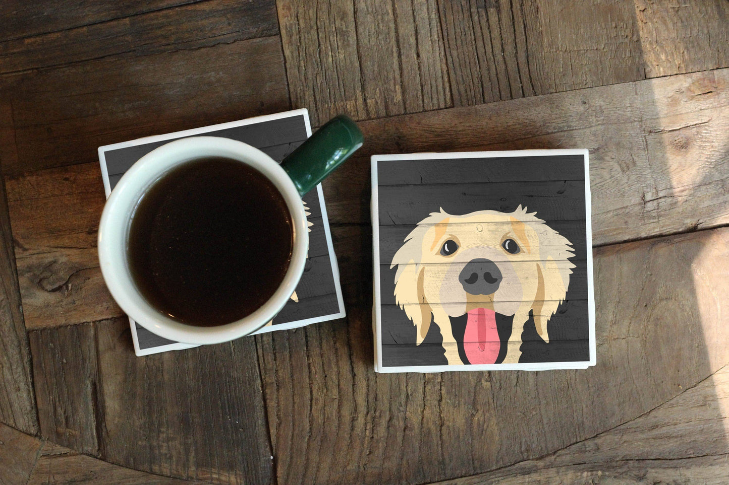 Melody Press Co. - Golden Retriever Coaster