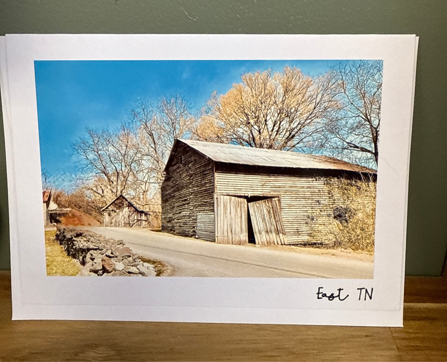 East Tn Photo Card primitive building