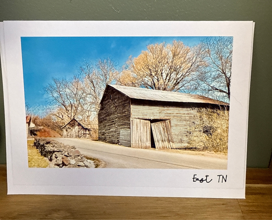 East Tn Photo Card primitive building