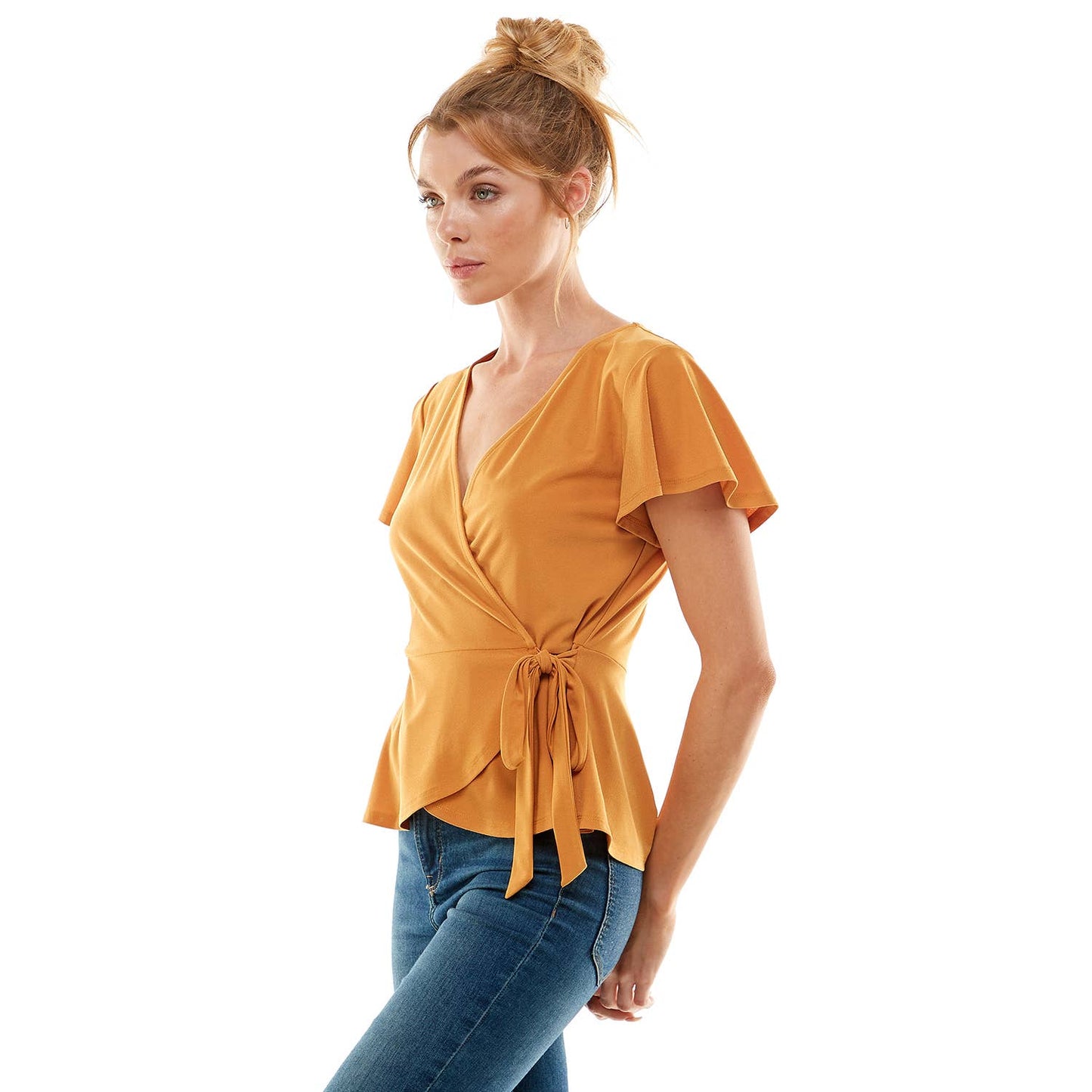 Winslow Collection - SOFT BLOOM WRAP BLOUSE
